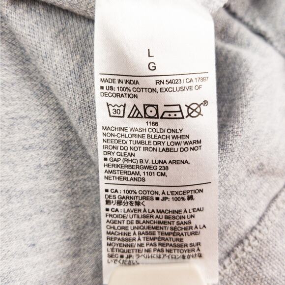 Banana Republic Organic Cotton Polo Men's Large Tagless Gray Short Sleeve Logo - Picture 6 of 10